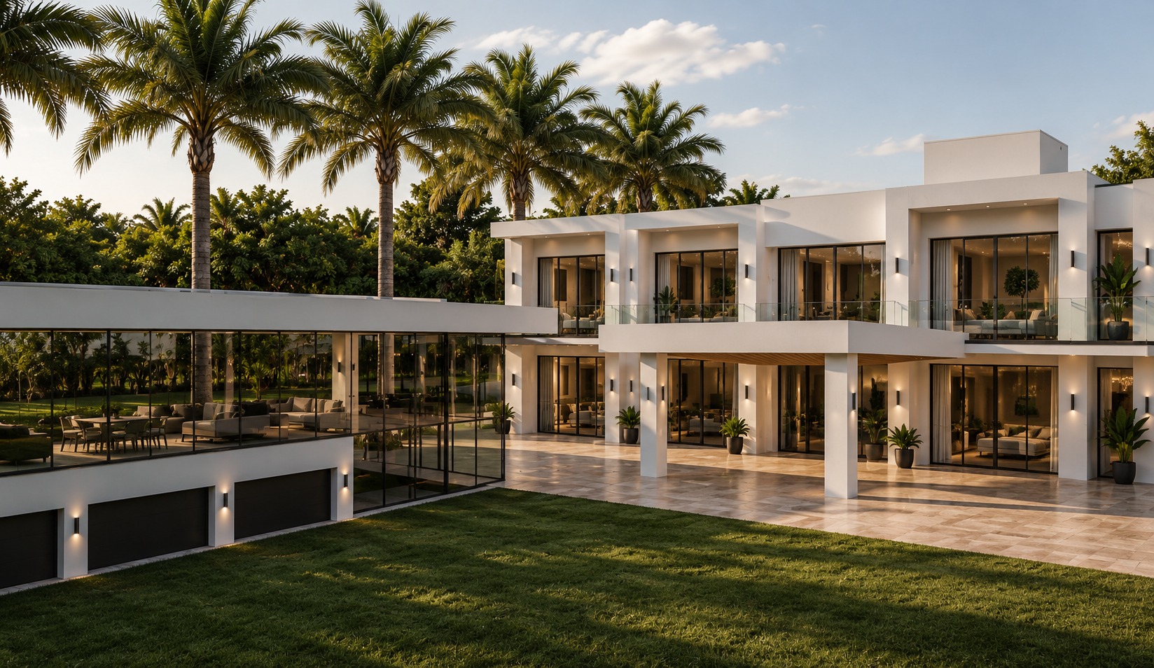 Oceanfront new construction exterior visualization by Aurel Design Studio
