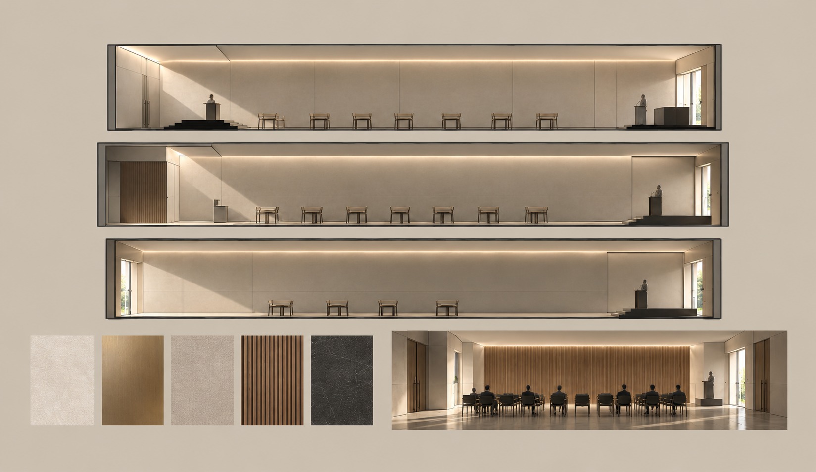 Interior design: historic theatre study